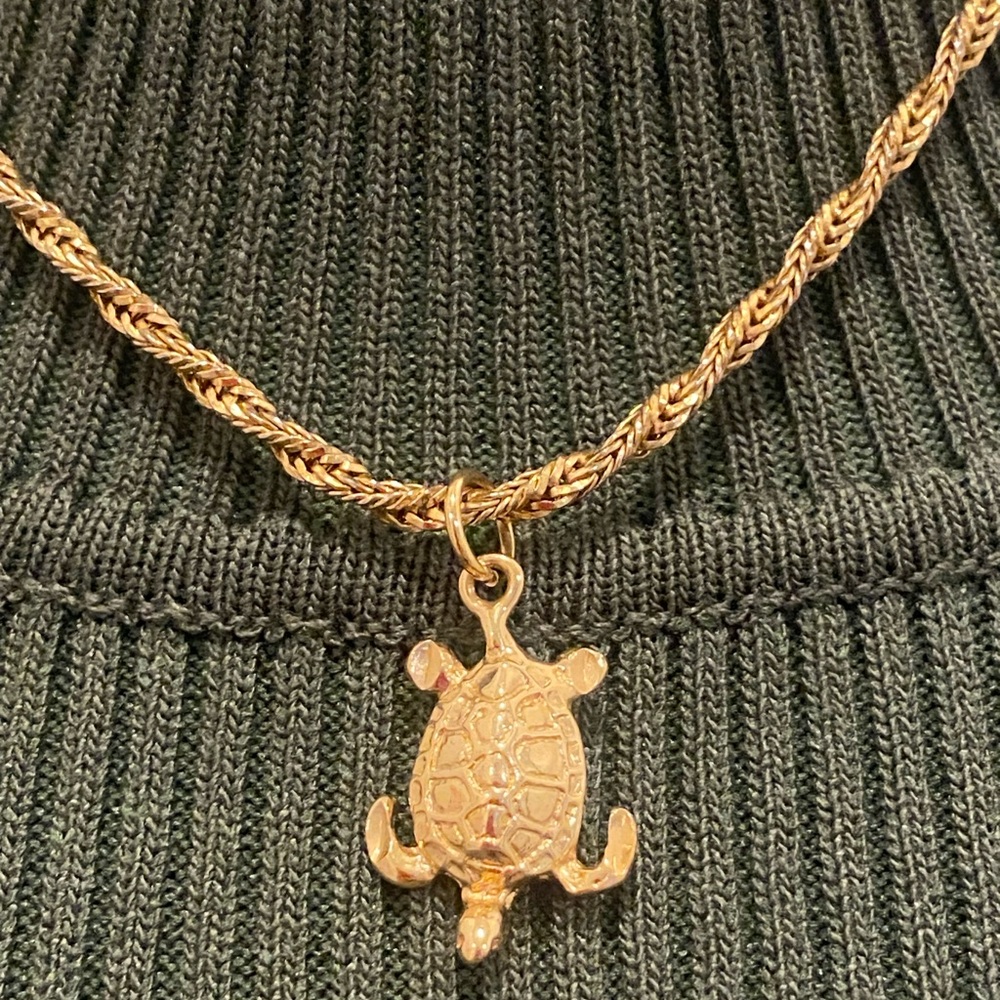 Turtle Gold Chain Necklace